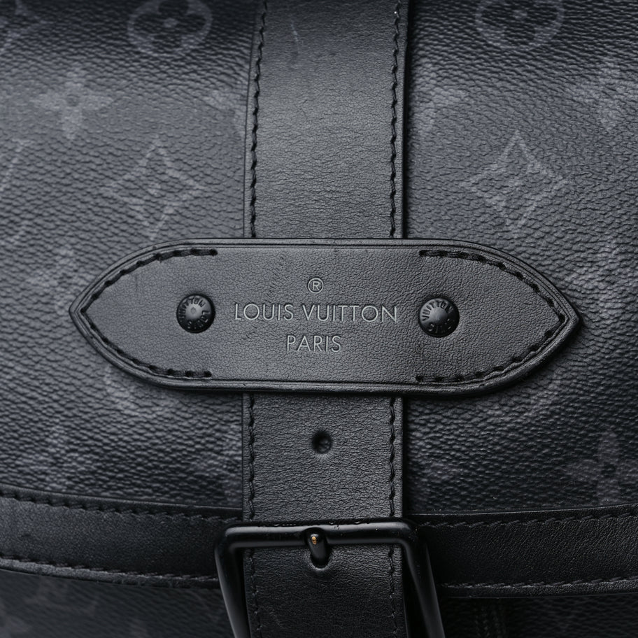 Louis Vuitton Monogram Eclipse Saumur Backpack Image 5
