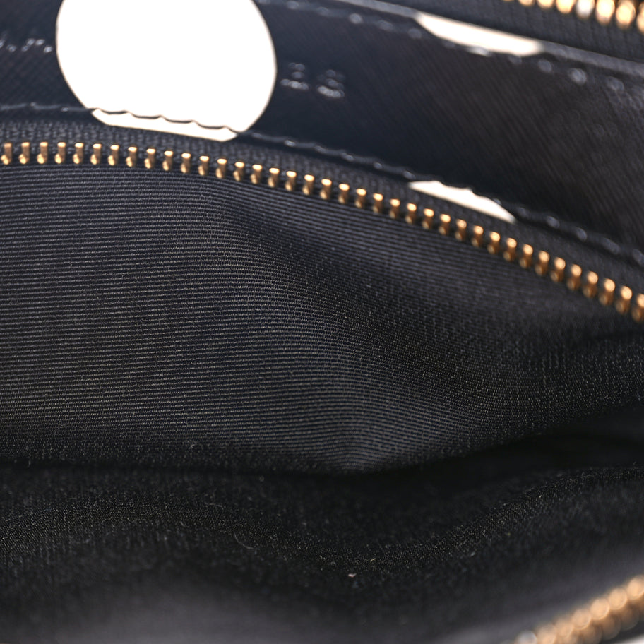 Marc Jacobs Saffiano The Dot Snapshot Camera Bag Black White Image 4