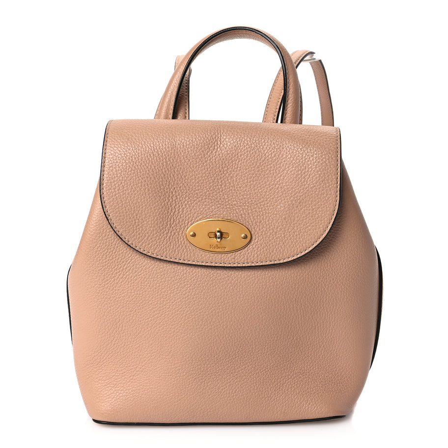 Mulberry Classic Grain Calfskin Mini Bayswater Backpack Blush Image 1
