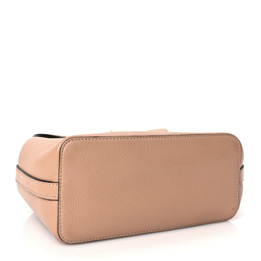 Mulberry Classic Grain Calfskin Mini Bayswater Backpack Blush Image 3