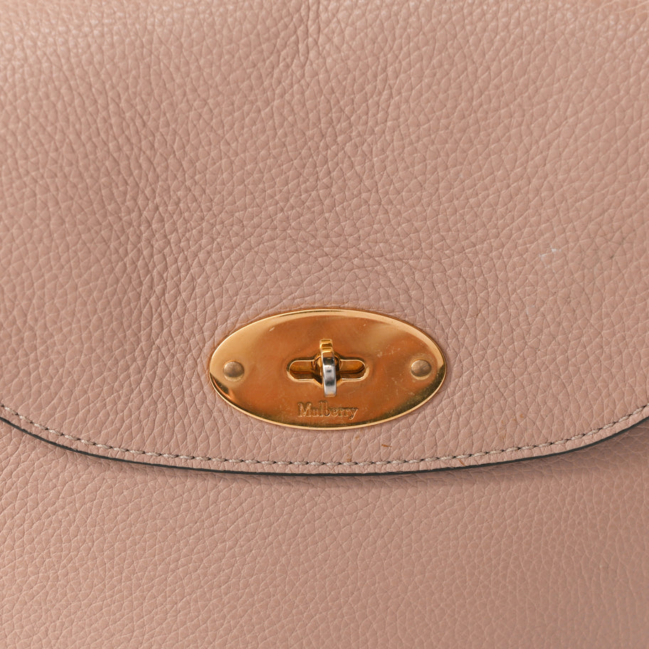 Mulberry Classic Grain Calfskin Mini Bayswater Backpack Blush Image 6