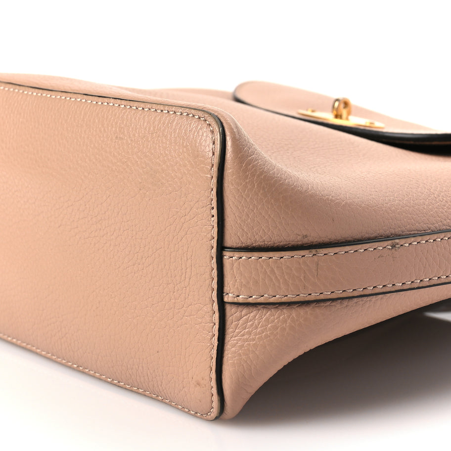 Mulberry Classic Grain Calfskin Mini Bayswater Backpack Blush Image 8