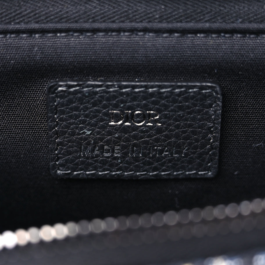 Christian Dior Oblique Arm Pouch Blue Image 5