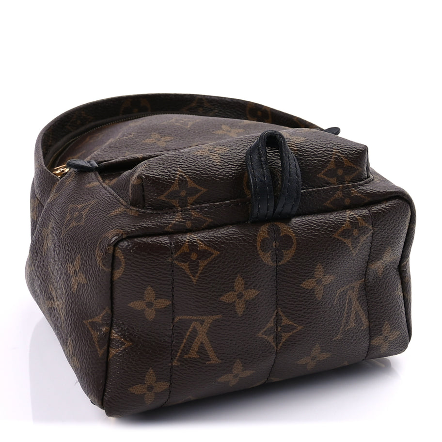 louis vuitton backpack mini womens Louis Vuitton Monogram Palm Springs Backpack Mini Black