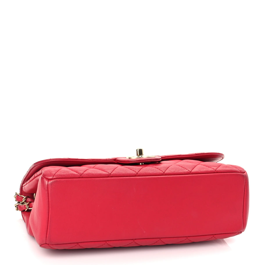 Chanel Lambskin Quilted Medium Mademoiselle Chic Flap Pink Image 3