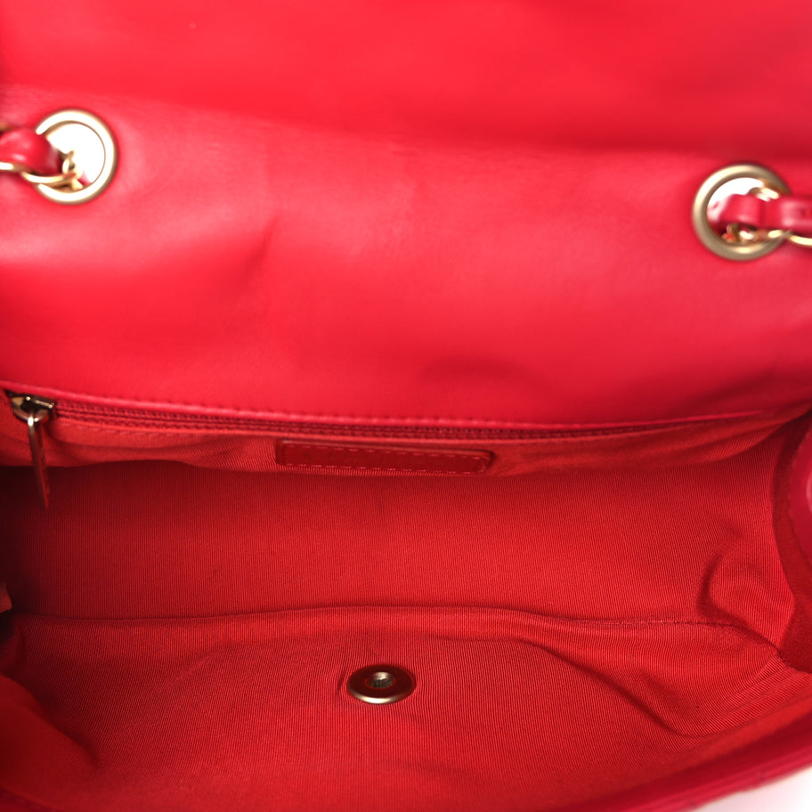 Chanel Lambskin Quilted Medium Mademoiselle Chic Flap Pink Image 4