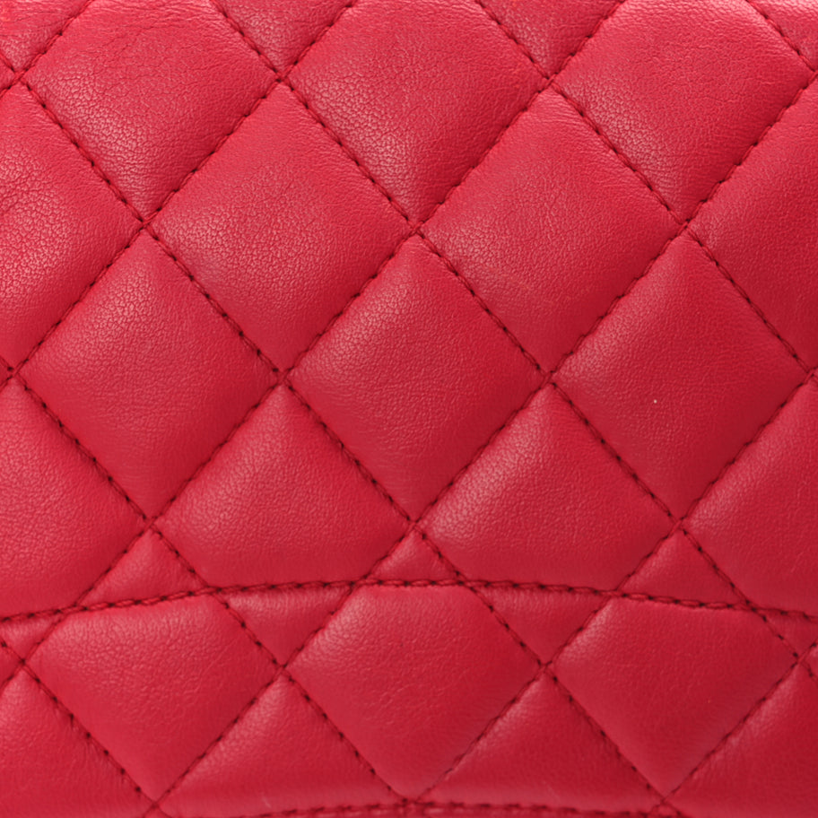 Chanel Lambskin Quilted Medium Mademoiselle Chic Flap Pink Image 7
