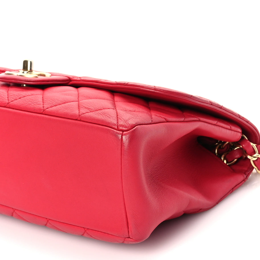 Chanel Lambskin Quilted Medium Mademoiselle Chic Flap Pink Image 9