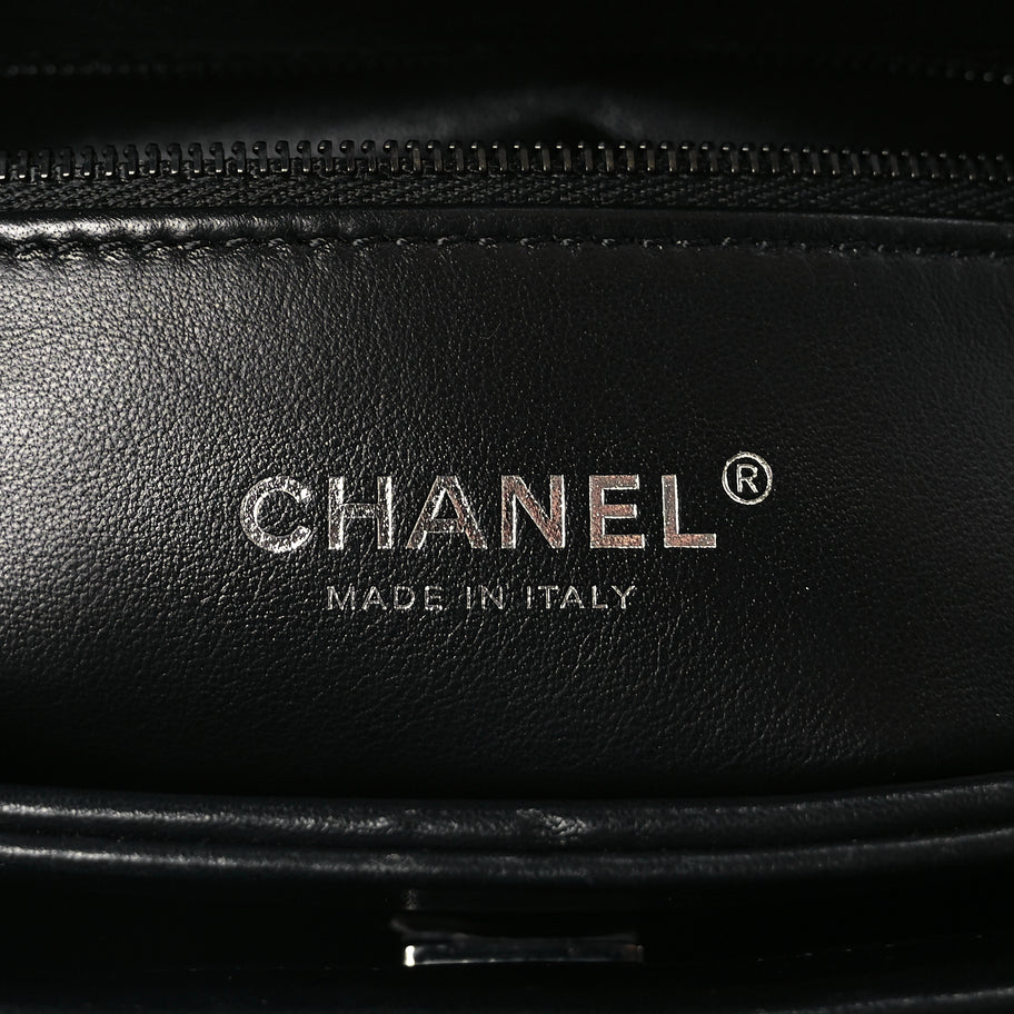 Chanel Lambskin Quilted Small Trendy CC Dual Handle Flap Bag So Black Image 5