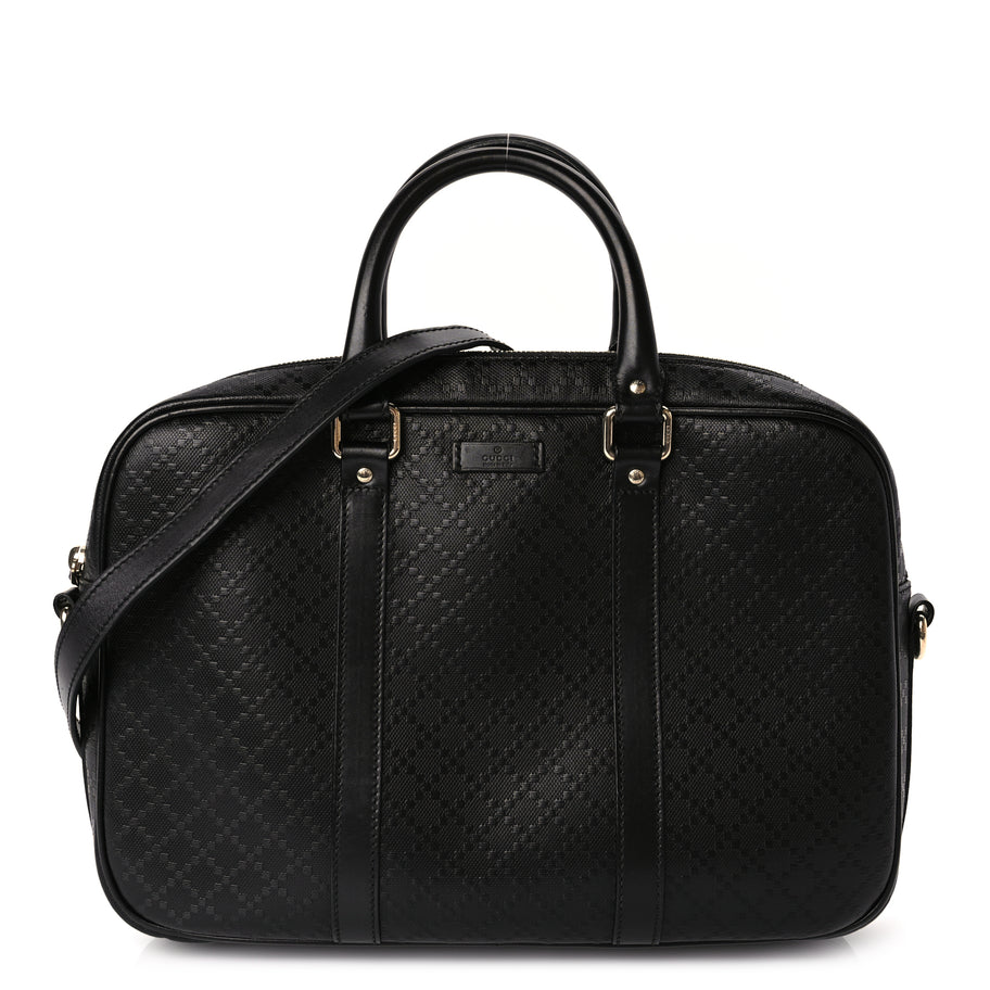Gucci Diamante Signature Briefcase Black Image 1