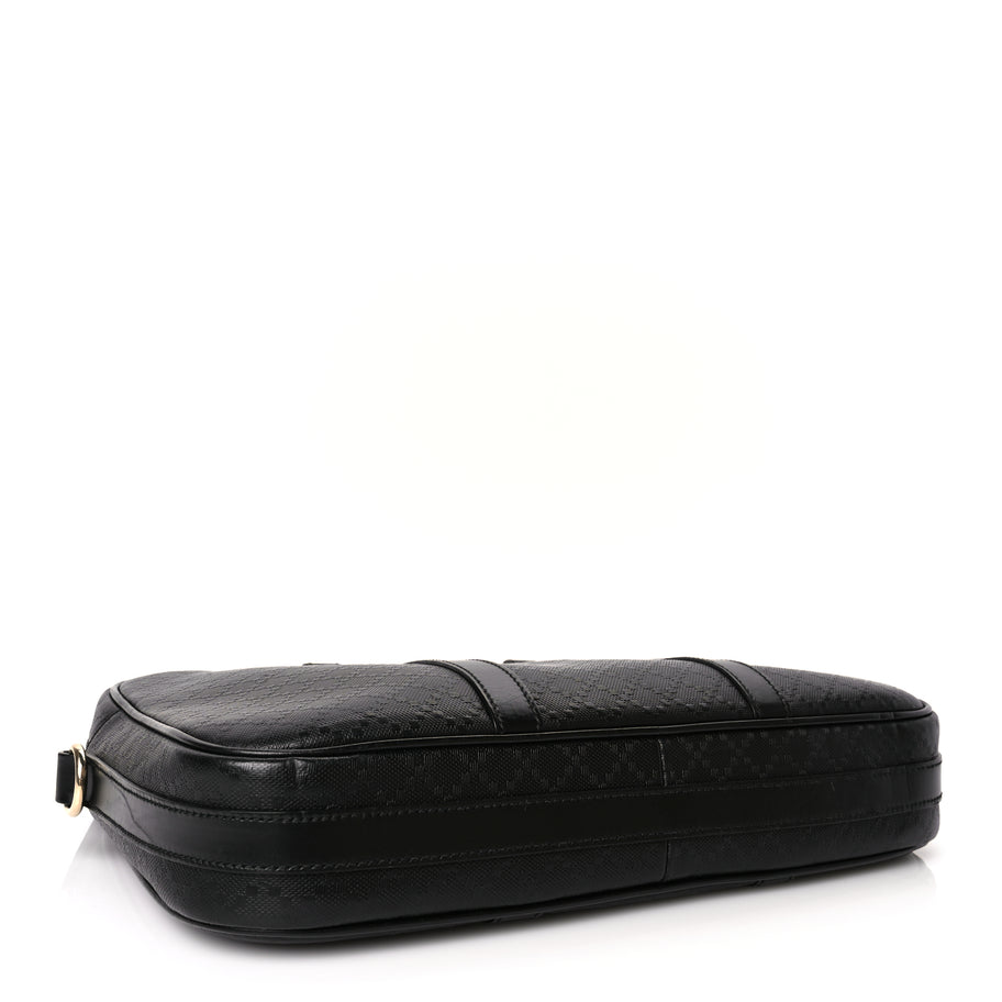 Gucci Diamante Signature Briefcase Black Image 3