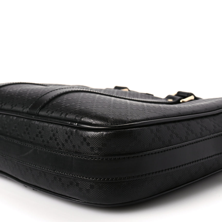 Gucci Diamante Signature Briefcase Black Image 9