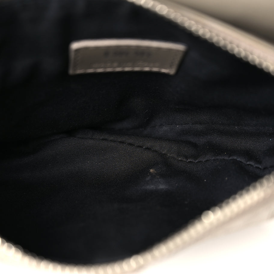 Christian Dior Calfskin Oblique Galaxy Perforated Mens Mini Saddle Bag Marron Image 4