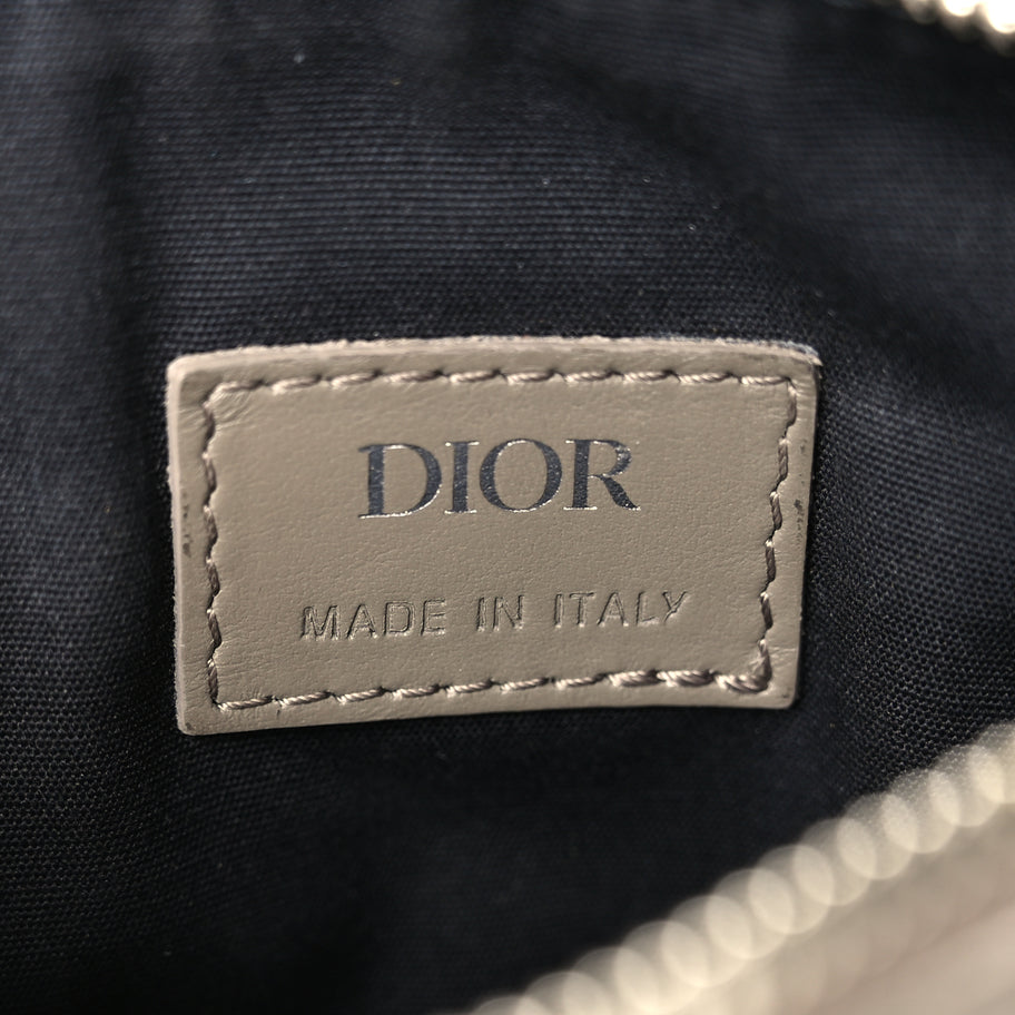 Christian Dior Calfskin Oblique Galaxy Perforated Mens Mini Saddle Bag Marron Image 5