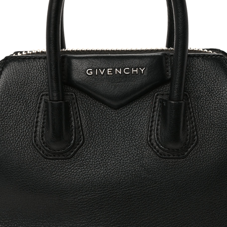 Givenchy Sugar Goatskin Mini Antigona Black Image 6