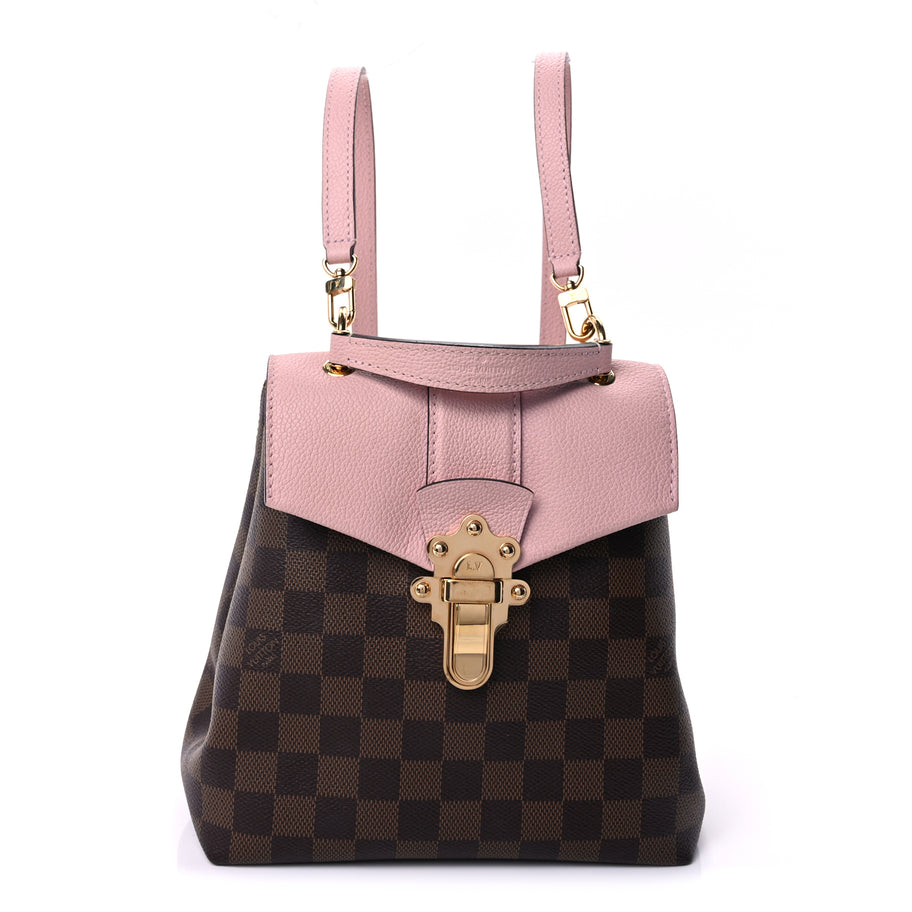 Louis Vuitton Damier Ebene Clapton Backpack  Magnolia Image 1