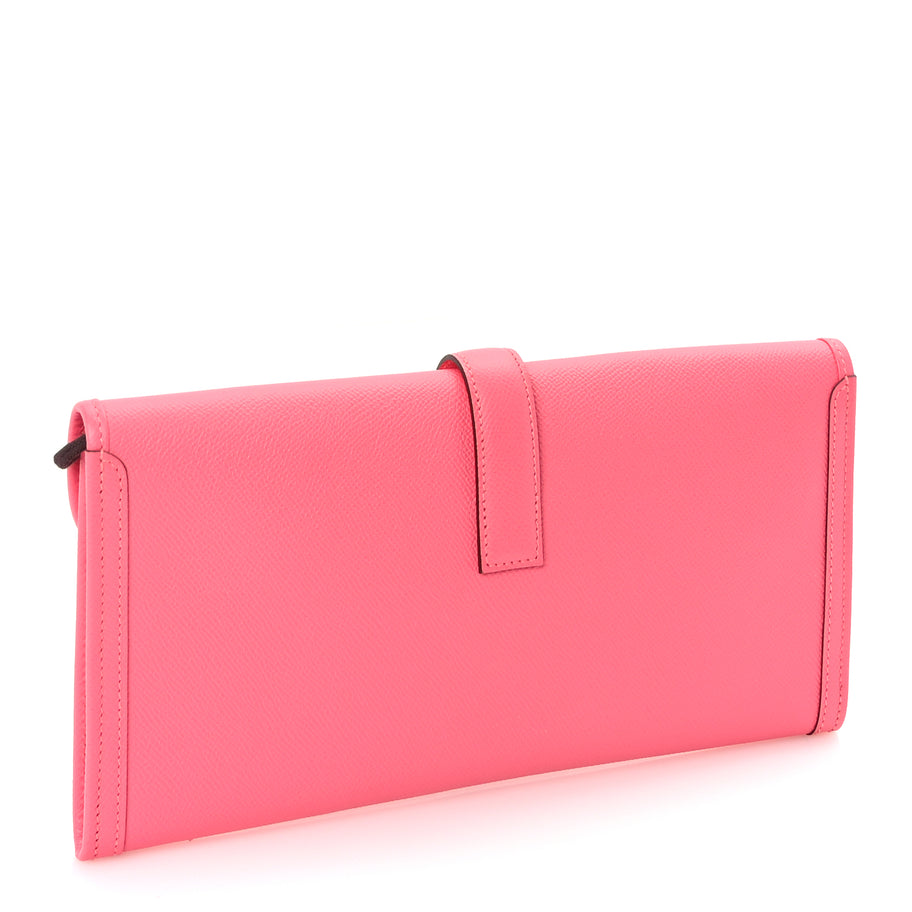 Hermes Epsom Jige Elan 29 Clutch Rose Azalee Image 3