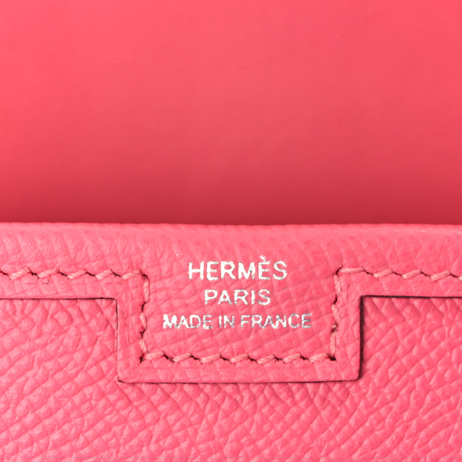 Hermes Epsom Jige Elan 29 Clutch Rose Azalee Image 7