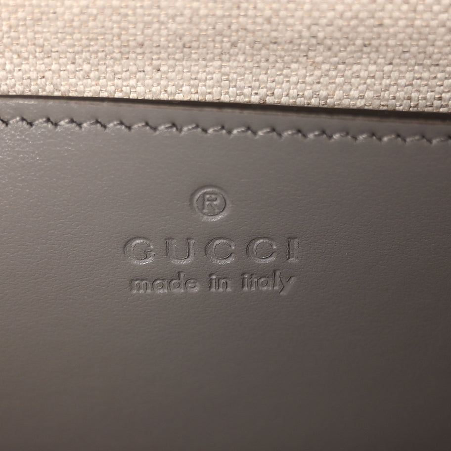 Gucci Calfskin GG Matelasse Small Slim Chain Shoulder Bag Dusty Grey Natural Image 5