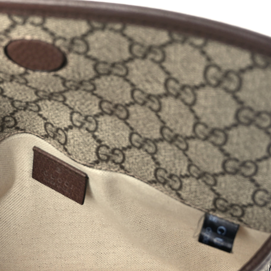 Gucci GG Supreme Monogram Neo Vintage Web Belt Bag  Brown Image 4