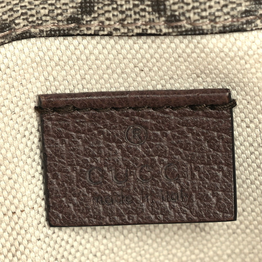 Gucci GG Supreme Monogram Neo Vintage Web Belt Bag  Brown Image 5