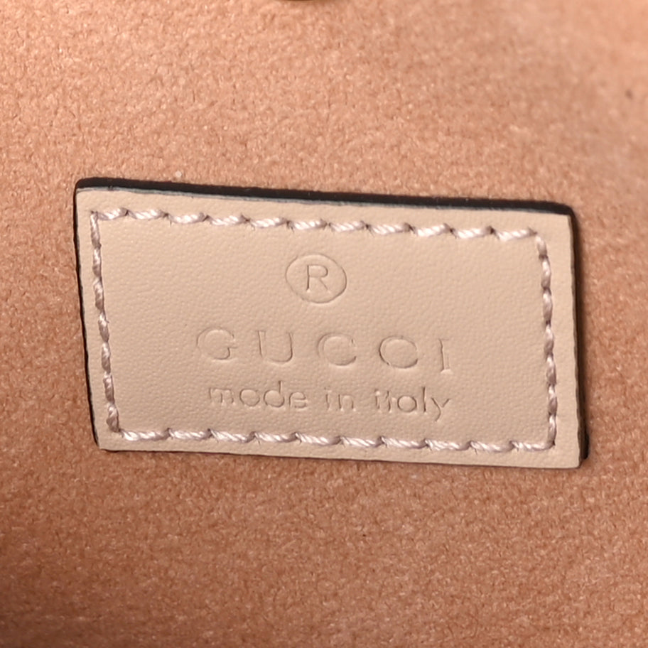Gucci Gilbert Calfskin Jumbo GG Embossed Mini Tote Bag  Beige Image 5