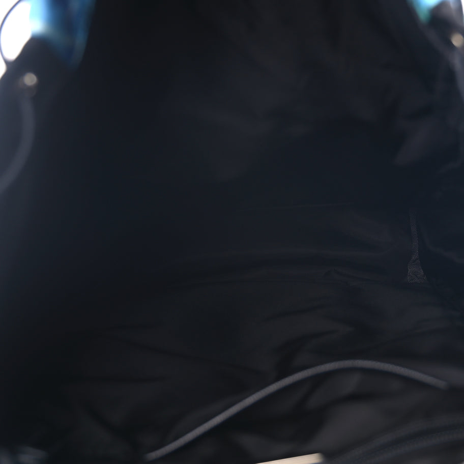 Prada Tessuto Nylon Impunturato Double Buckle Backpack Green Image 4