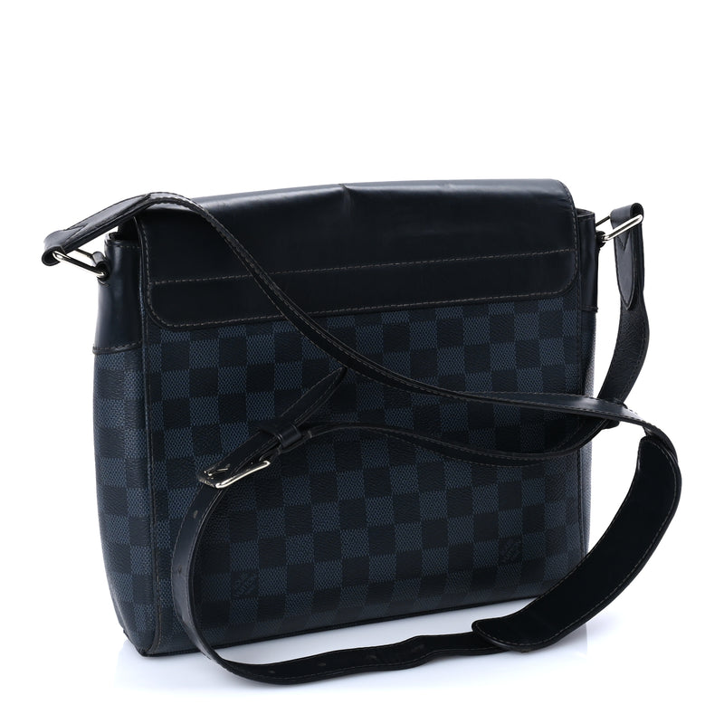  Louis Vuitton Damier Cobalt Newport Messenger PM Blue