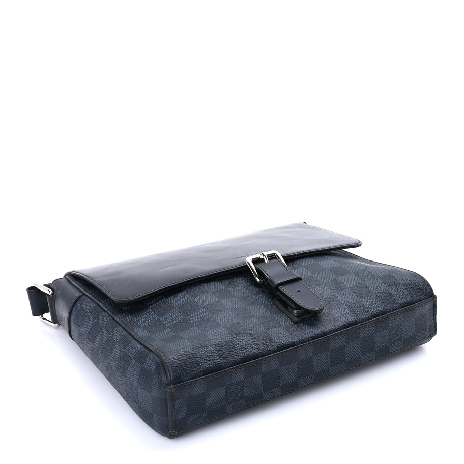 Louis Vuitton Damier Cobalt Newport Messenger PM Blue Image 3