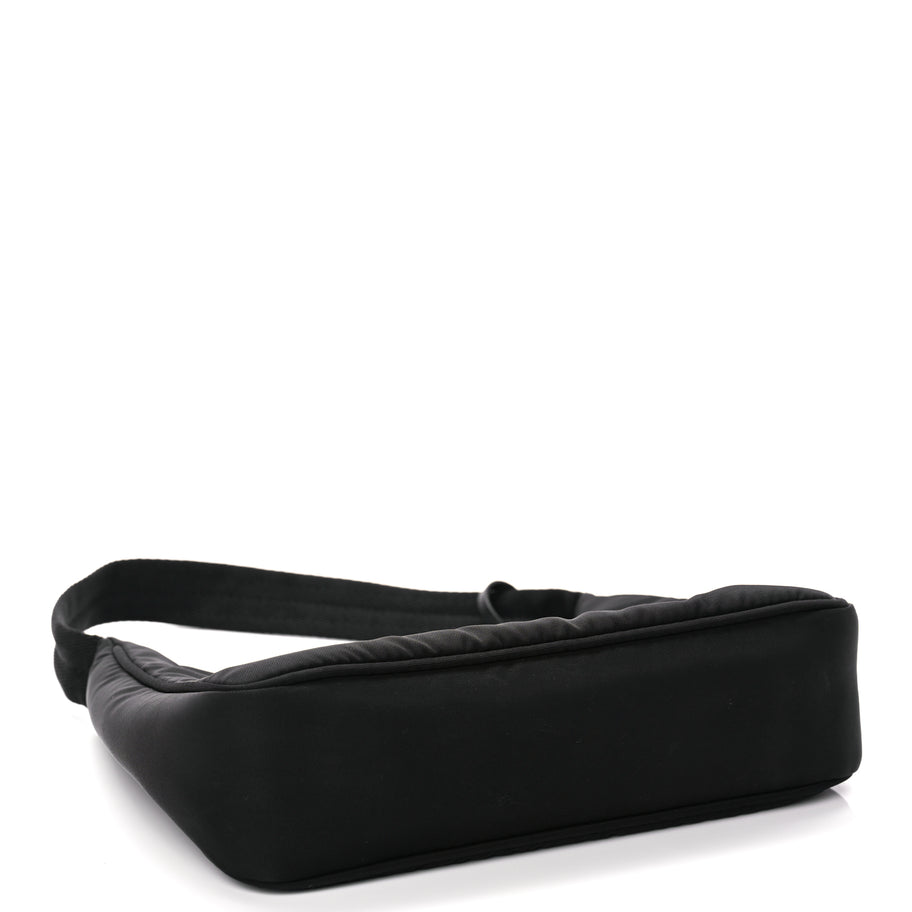 Prada Tessuto Nylon Mini Re-Edition 2000 Bag  Black Image 3