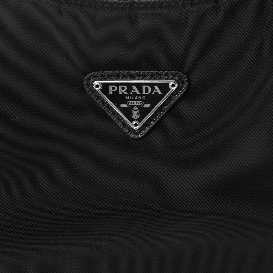 Prada Tessuto Nylon Mini Re-Edition 2000 Bag  Black Image 6