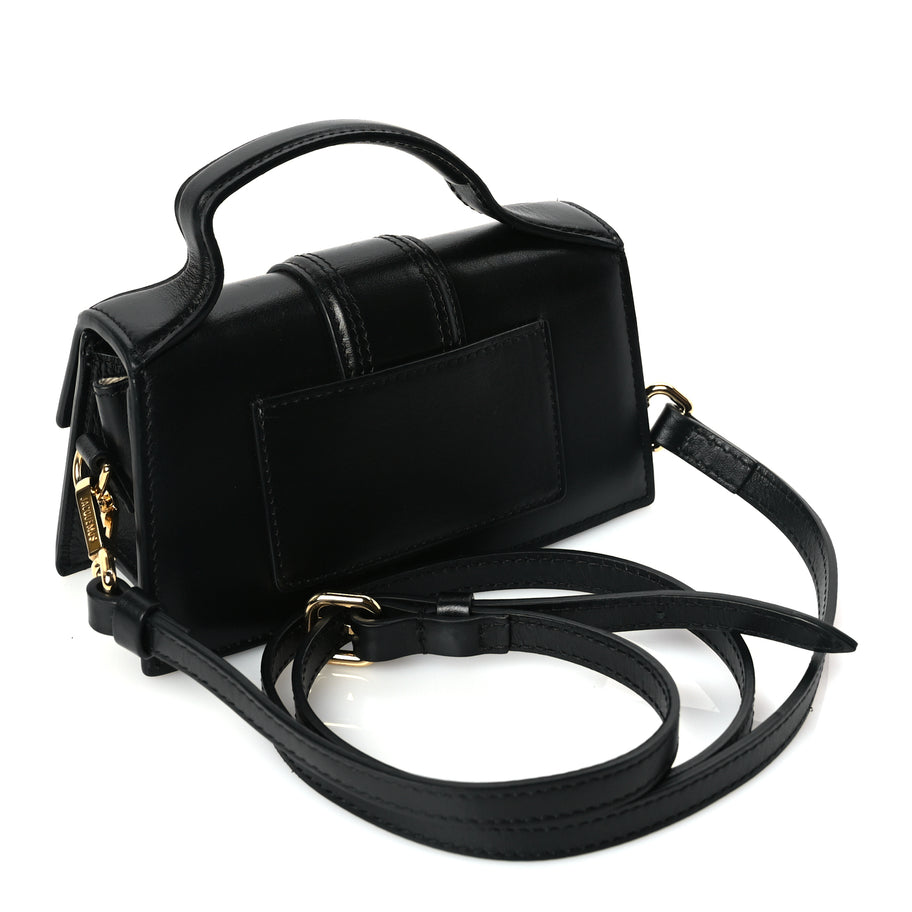 Jacquemus Smooth Calfskin Le Bambino Black Image 2