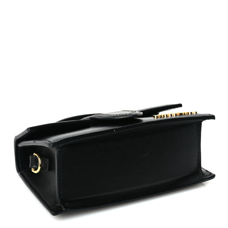 Jacquemus Smooth Calfskin Le Bambino Black Image 3