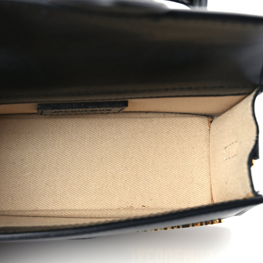 Jacquemus Smooth Calfskin Le Bambino Black Image 4