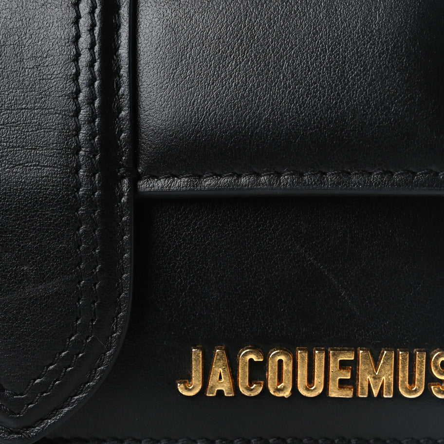 Jacquemus Smooth Calfskin Le Bambino Black Image 6