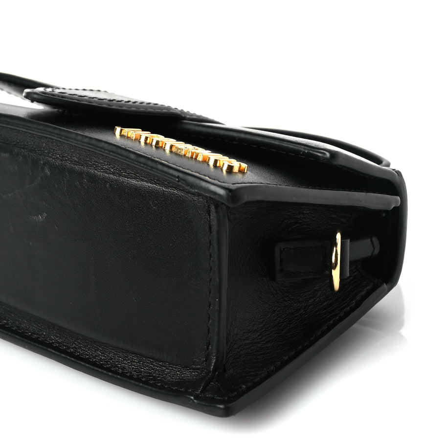 Jacquemus Smooth Calfskin Le Bambino Black Image 8