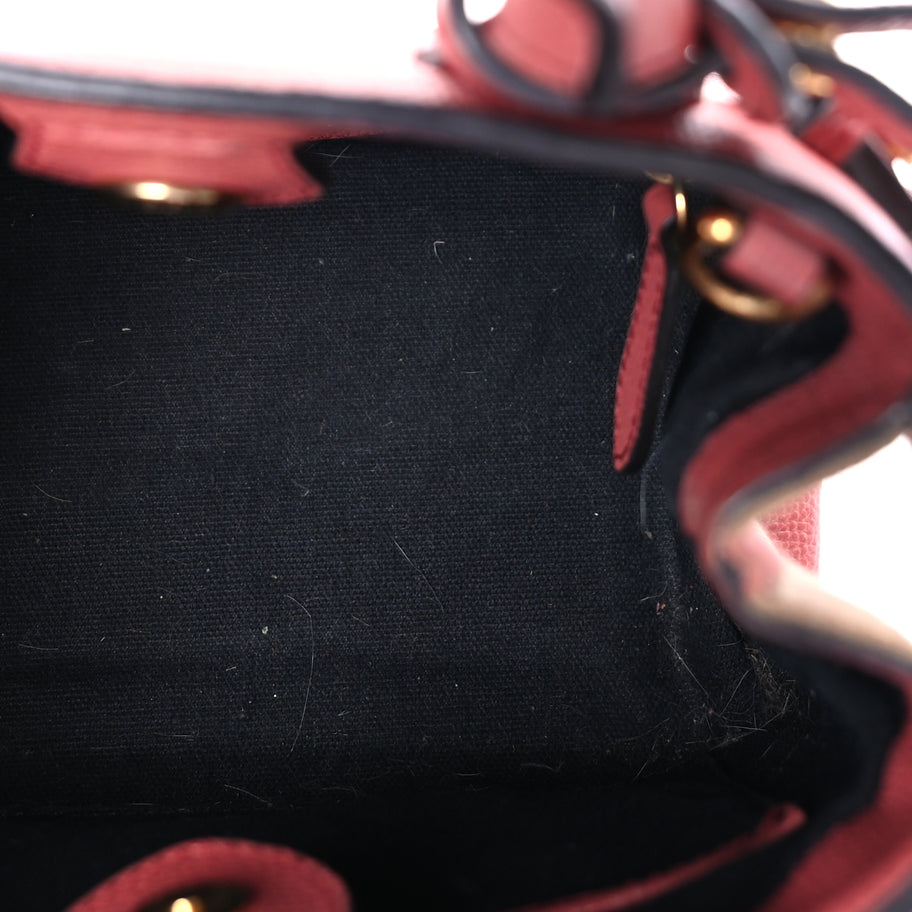 Burberry Grainy Calfskin House Check Small Banner Tote Cinnamon Red Image 4