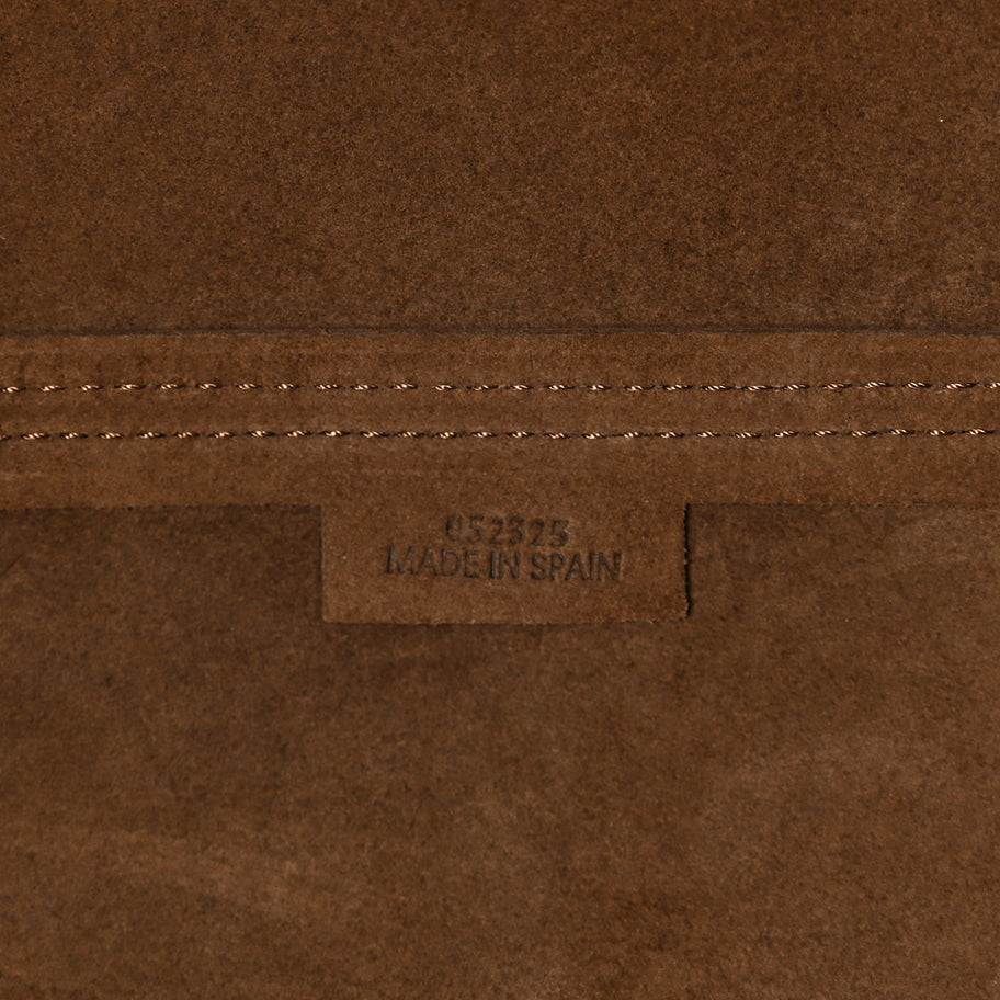 Loewe Shiny Calfskin Medium Puzzle Fold Tote Warm Desert Image 5