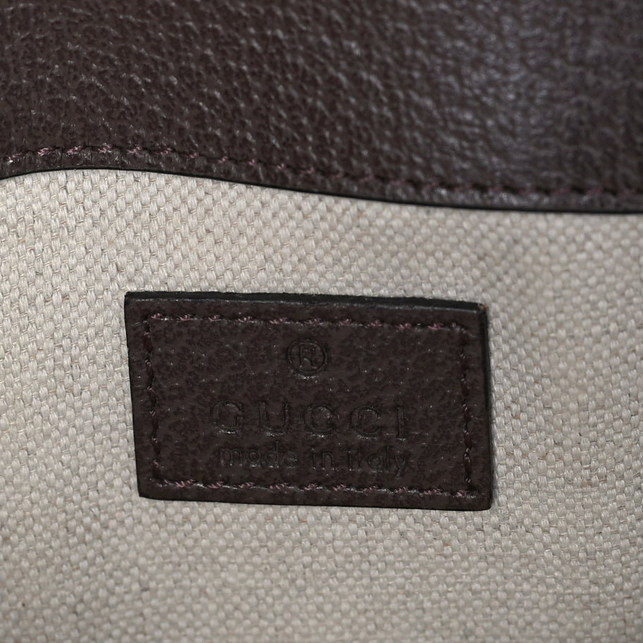 Gucci GG Supreme Monogram Web Small Ophidia Belt Bag  Brown Image 5