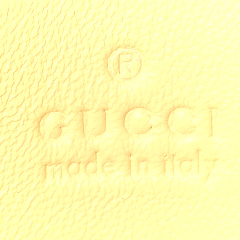 Gucci Lambskin Matelasse Small GG Marmont Shoulder Bag  Yellow Image 5