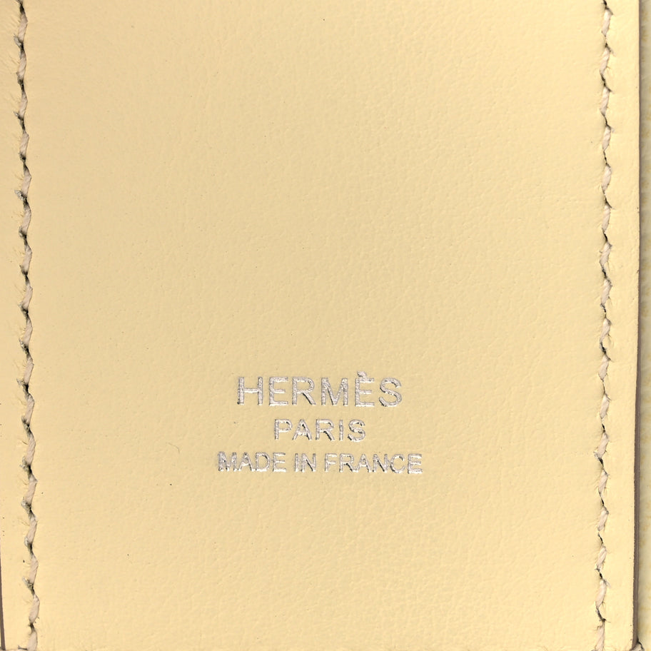 Hermes Swift Epsom Pocket Kelly Shoulder Strap Jaune Milton Image 3