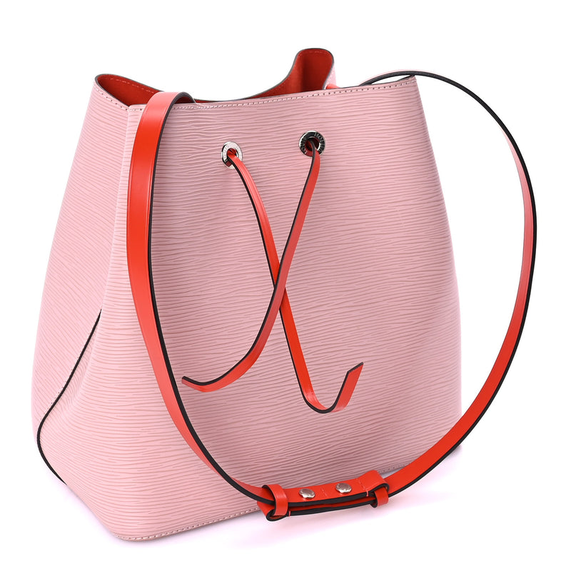  Louis Vuitton Epi NeoNoe BB Rose Ballerine