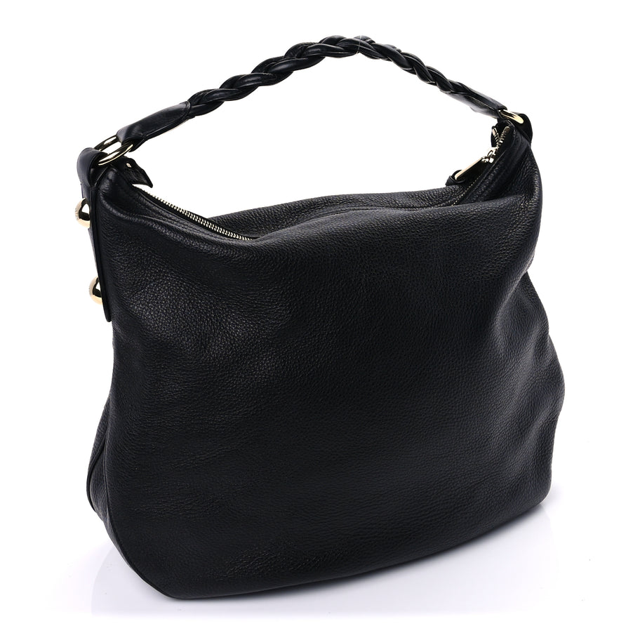 Mulberry Soft Spongy Calfskin Large Daria Hobo Black Image 2