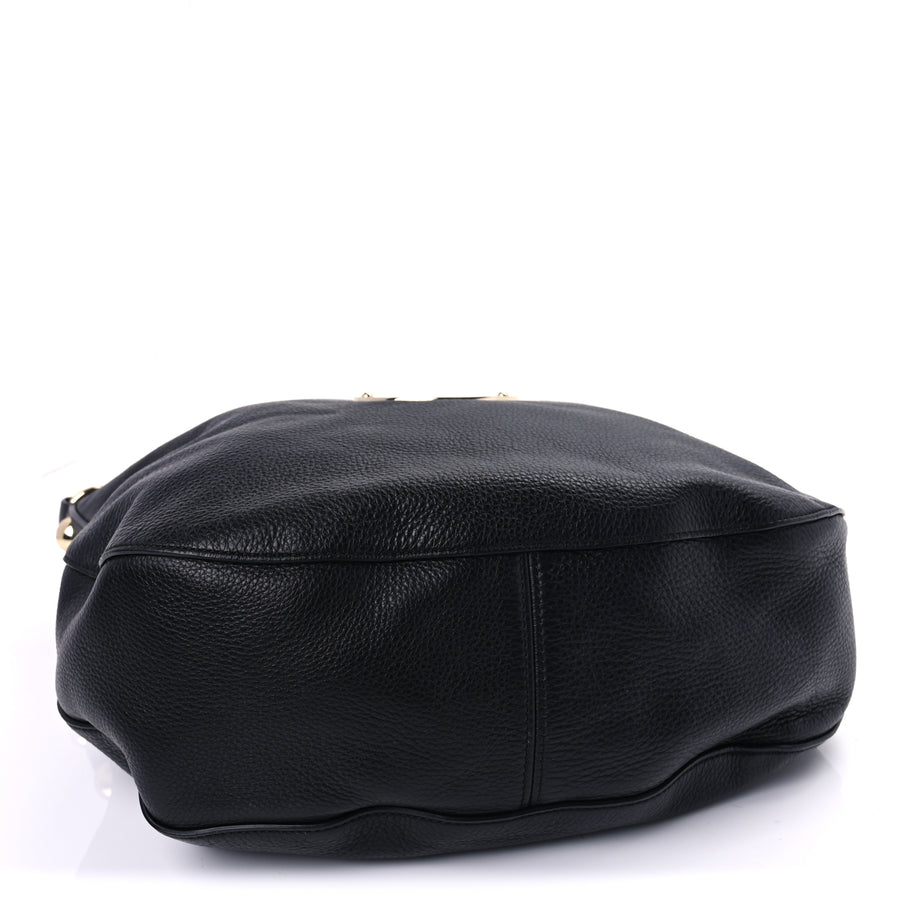 Mulberry Soft Spongy Calfskin Large Daria Hobo Black Image 3