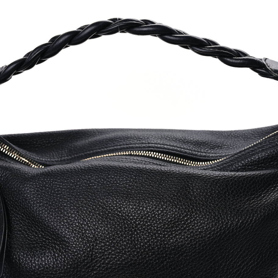 Mulberry Soft Spongy Calfskin Large Daria Hobo Black Image 6