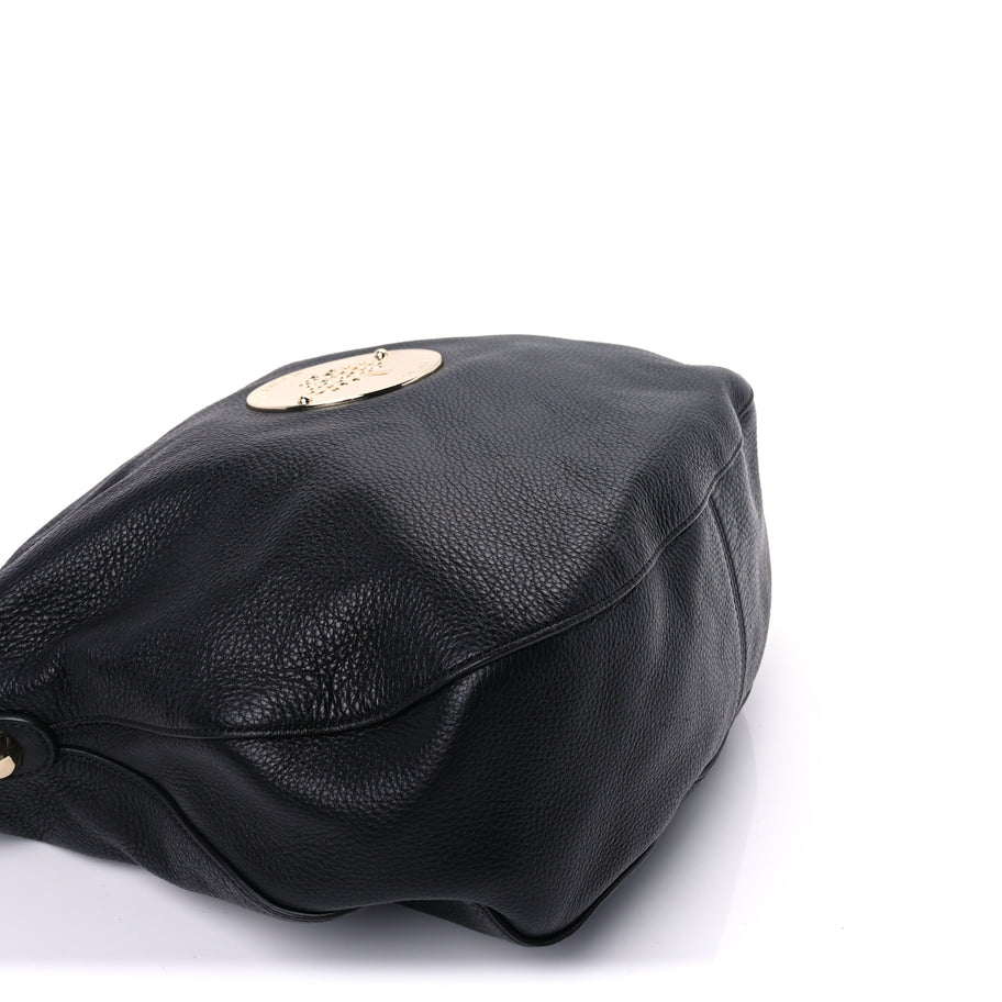 Mulberry Soft Spongy Calfskin Large Daria Hobo Black Image 7