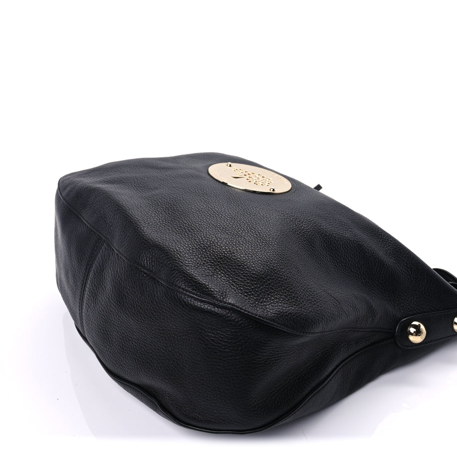 Mulberry Soft Spongy Calfskin Large Daria Hobo Black Image 8