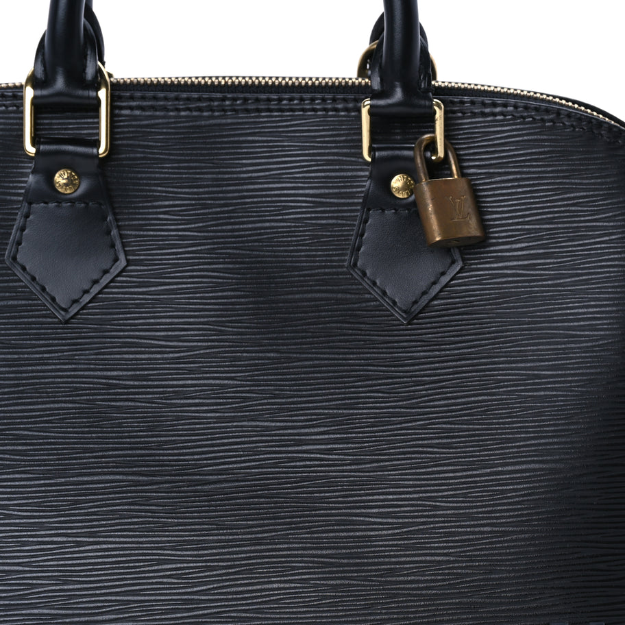 Louis Vuitton Epi Alma PM Black Image 6