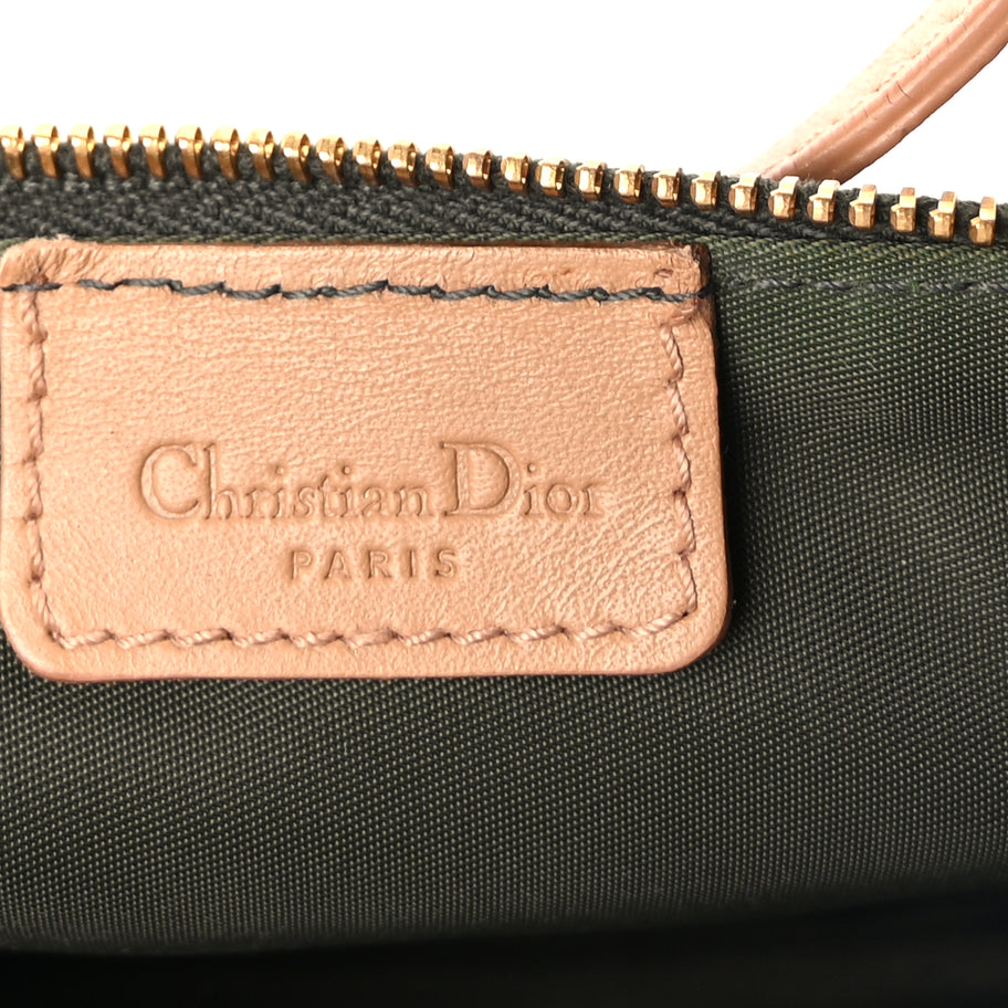 Christian Dior Monogram Mini Saddle Pochette Green Image 5