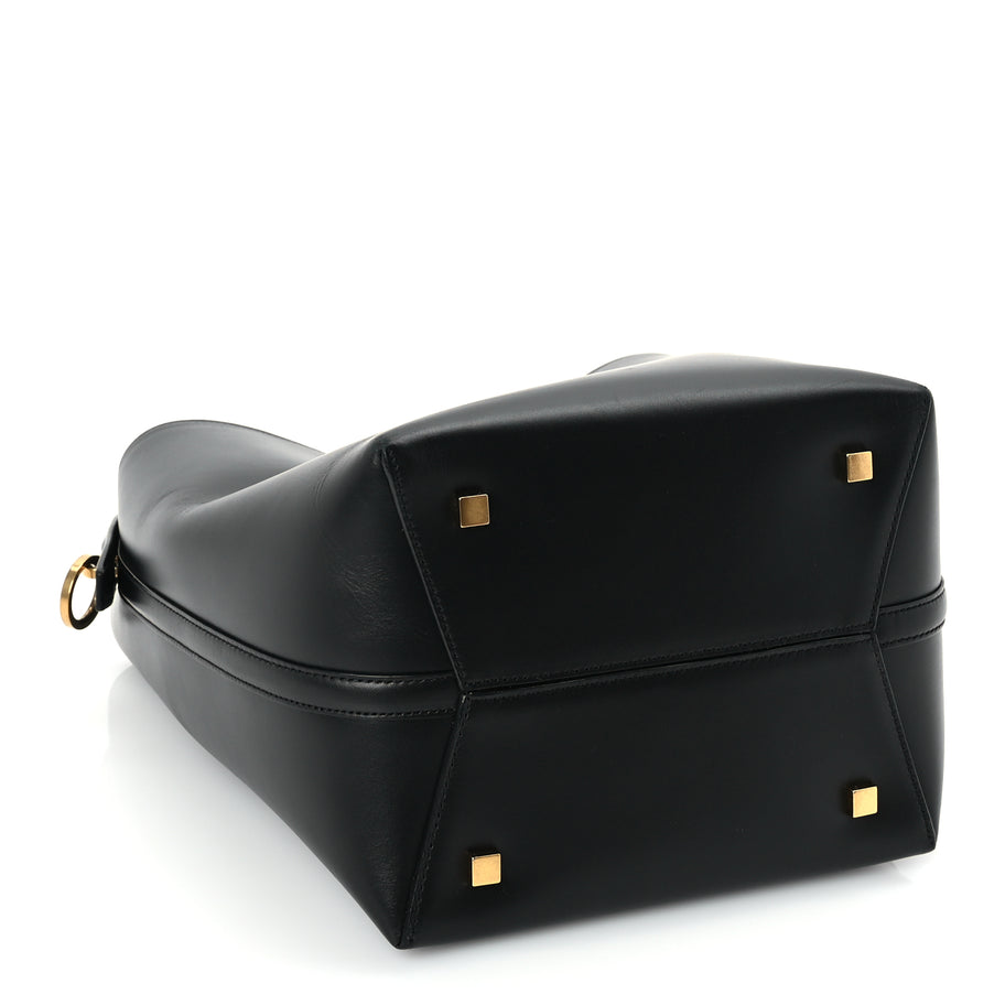 Saint Laurent Shiny Calfskin Le 37 Small Bucket Bag  Black Image 3